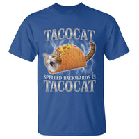 Tacocat Spelled Backwards Is Tacocat T Shirt Funny Cat Gift 90s Bootleg - Wonder Print Shop