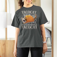 Tacocat Spelled Backwards Is Tacocat T Shirt For Women Funny Cat Gift 90s Bootleg - Wonder Print Shop