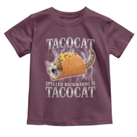Tacocat Spelled Backwards Is Tacocat Toddler T Shirt Funny Cat Gift 90s Bootleg - Wonder Print Shop