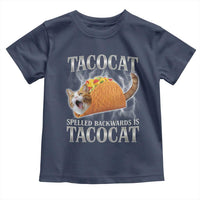 Tacocat Spelled Backwards Is Tacocat Toddler T Shirt Funny Cat Gift 90s Bootleg - Wonder Print Shop