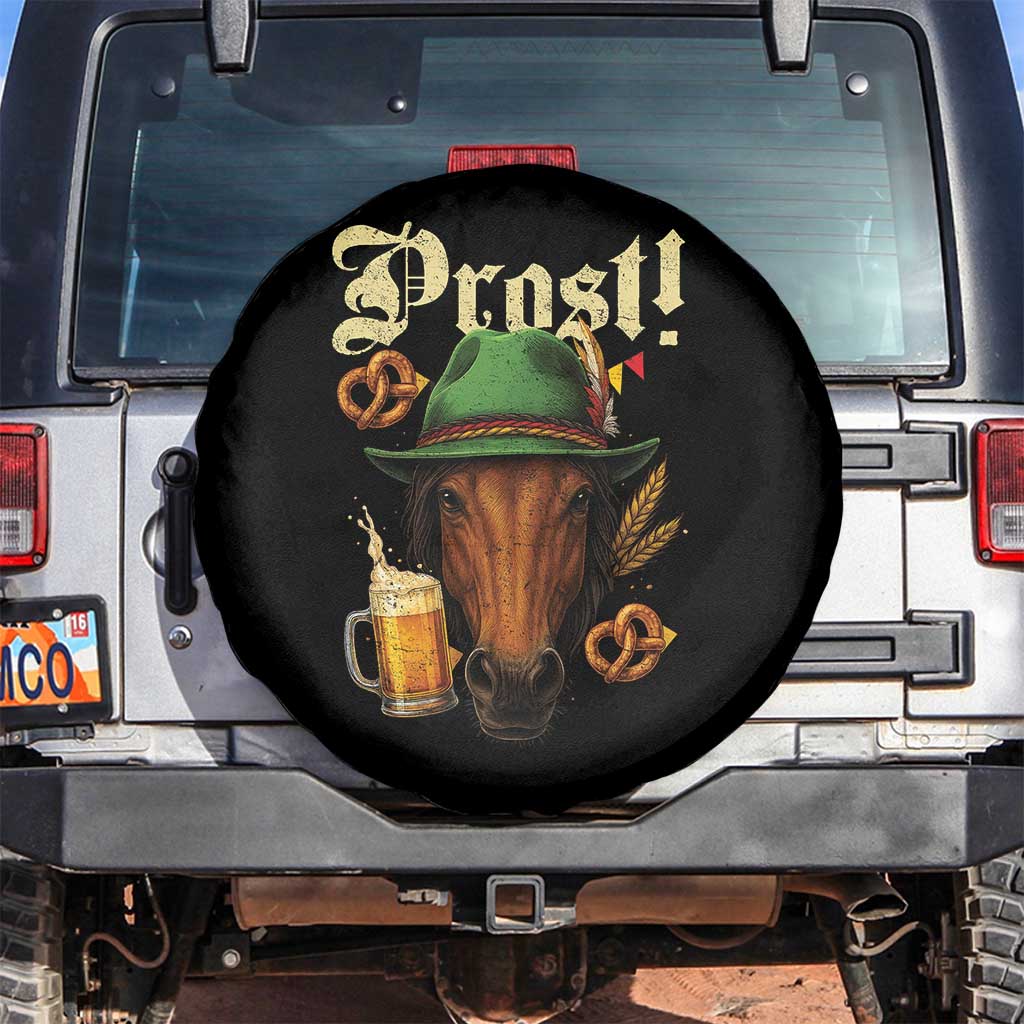 Oktoberfest Horse Spare Tire Cover German Octoberfest Beer Prost Drinking - Wonder Print Shop