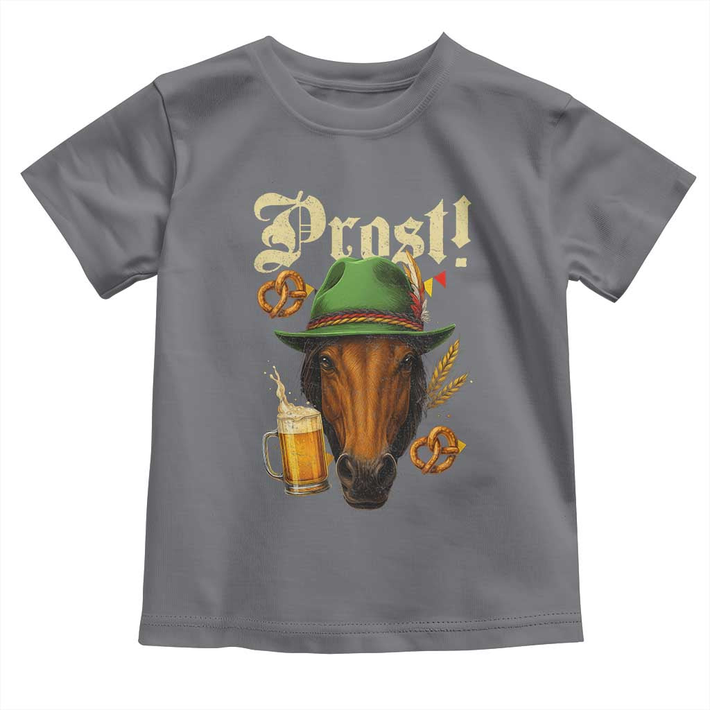 Oktoberfest Horse Toddler T Shirt German Octoberfest Beer Prost Drinking - Wonder Print Shop
