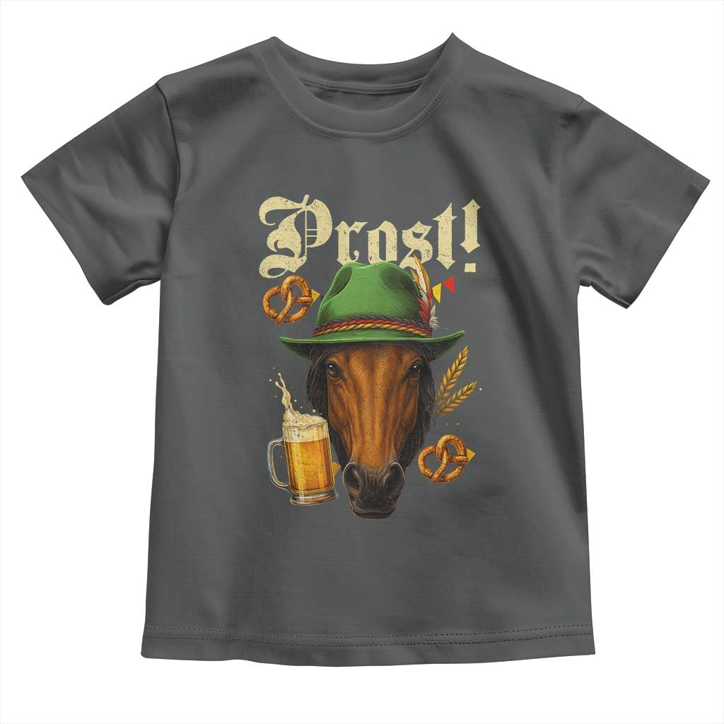 Oktoberfest Horse Toddler T Shirt German Octoberfest Beer Prost Drinking - Wonder Print Shop