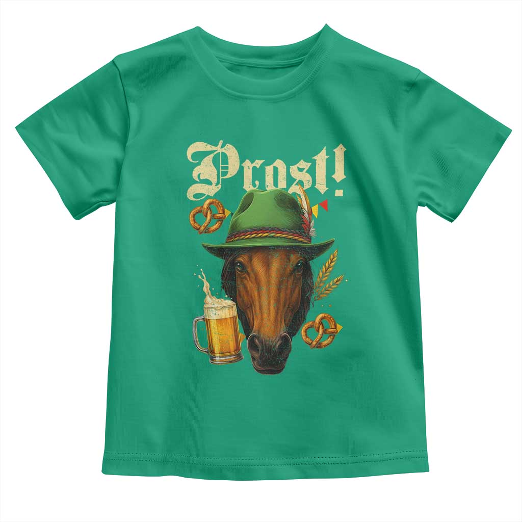 Oktoberfest Horse Toddler T Shirt German Octoberfest Beer Prost Drinking - Wonder Print Shop