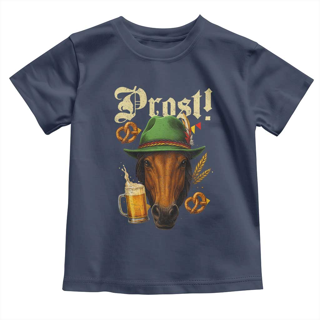 Oktoberfest Horse Toddler T Shirt German Octoberfest Beer Prost Drinking - Wonder Print Shop