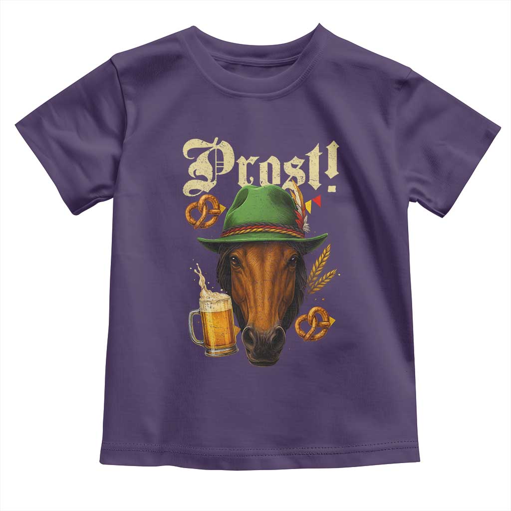 Oktoberfest Horse Toddler T Shirt German Octoberfest Beer Prost Drinking - Wonder Print Shop
