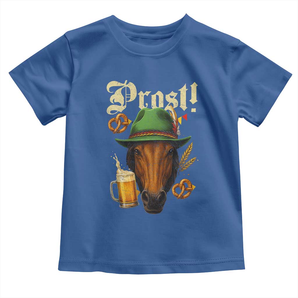 Oktoberfest Horse Toddler T Shirt German Octoberfest Beer Prost Drinking - Wonder Print Shop