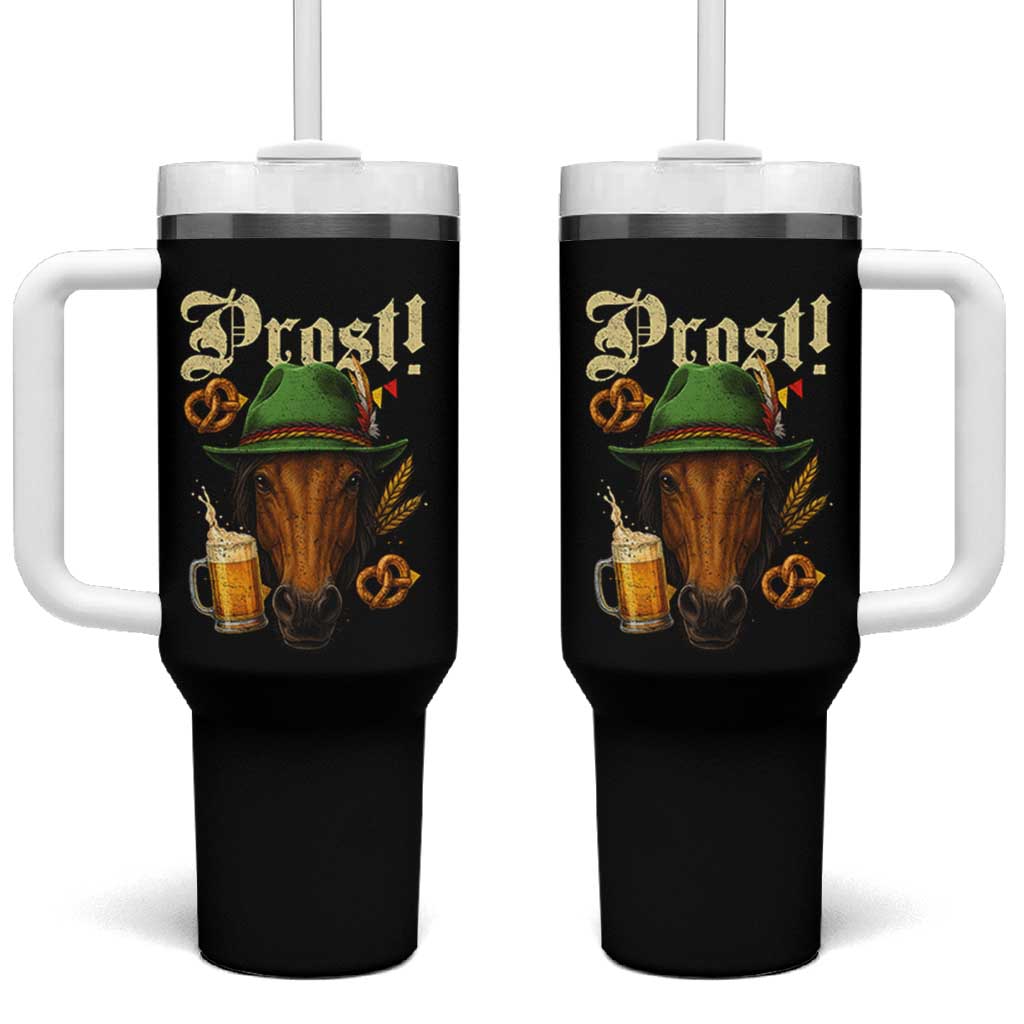 Oktoberfest Horse Tumbler With Handle German Octoberfest Beer Prost Drinking - Wonder Print Shop