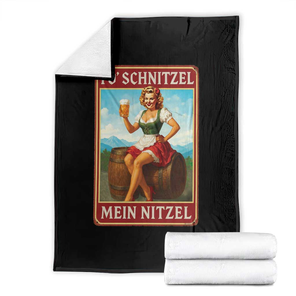 Funny Oktoberfest Throw Blanket German Octoberfest Matching Drinking Beer Pun Up Girl - Wonder Print Shop