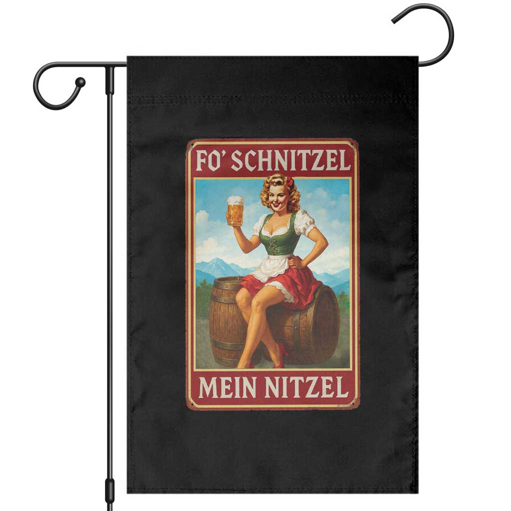 Funny Oktoberfest Garden Flag German Octoberfest Matching Drinking Beer Pun Up Girl - Wonder Print Shop