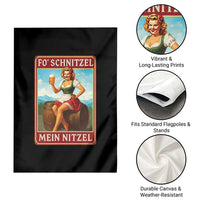 Funny Oktoberfest Garden Flag German Octoberfest Matching Drinking Beer Pun Up Girl - Wonder Print Shop