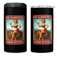 Funny Oktoberfest 4 in 1 Can Cooler Tumbler German Octoberfest Matching Drinking Beer Pun Up Girl - Wonder Print Shop