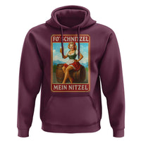 Funny Oktoberfest Hoodie German Octoberfest Matching Drinking Beer Pun Up Girl - Wonder Print Shop