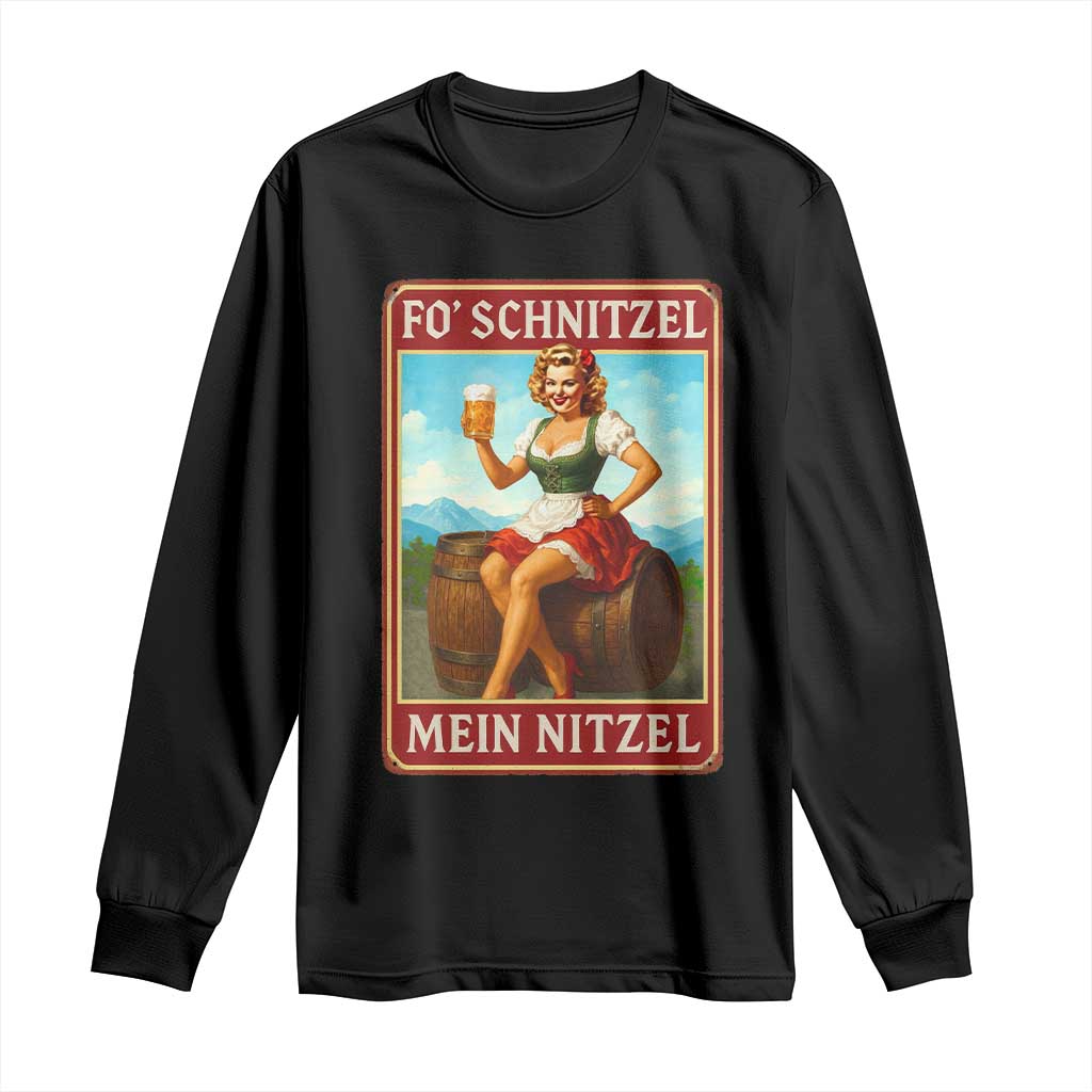 Funny Oktoberfest Long Sleeve Shirt German Octoberfest Matching Drinking Beer Pun Up Girl - Wonder Print Shop