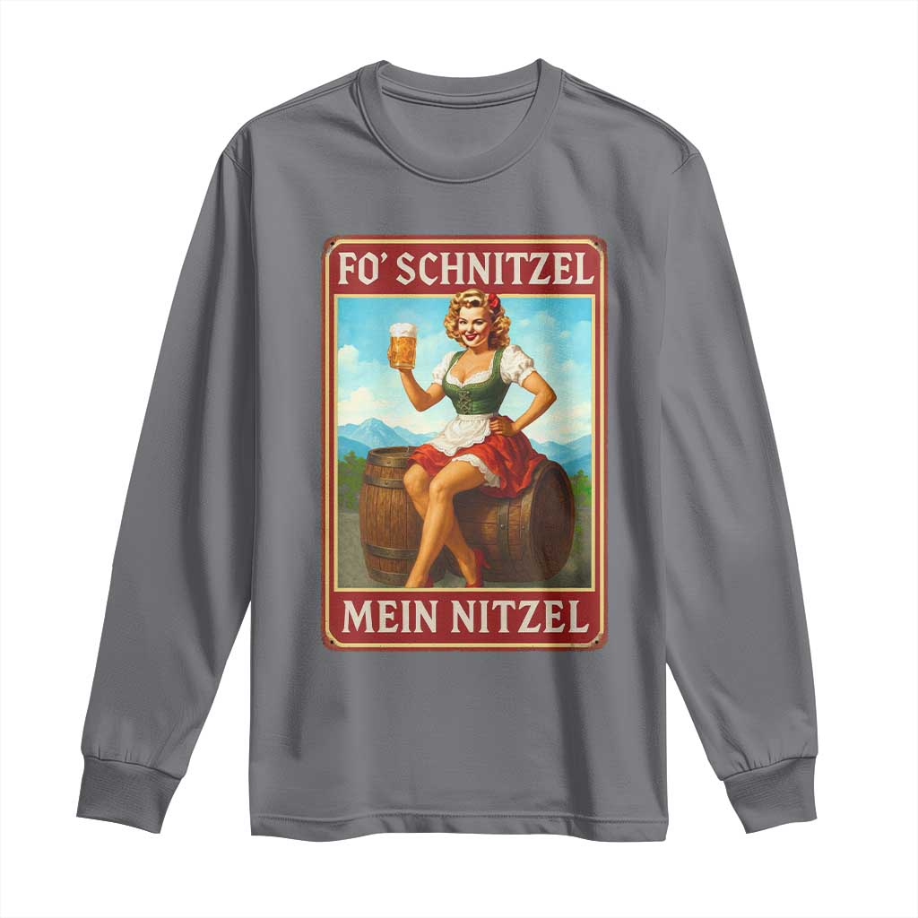 Funny Oktoberfest Long Sleeve Shirt German Octoberfest Matching Drinking Beer Pun Up Girl - Wonder Print Shop