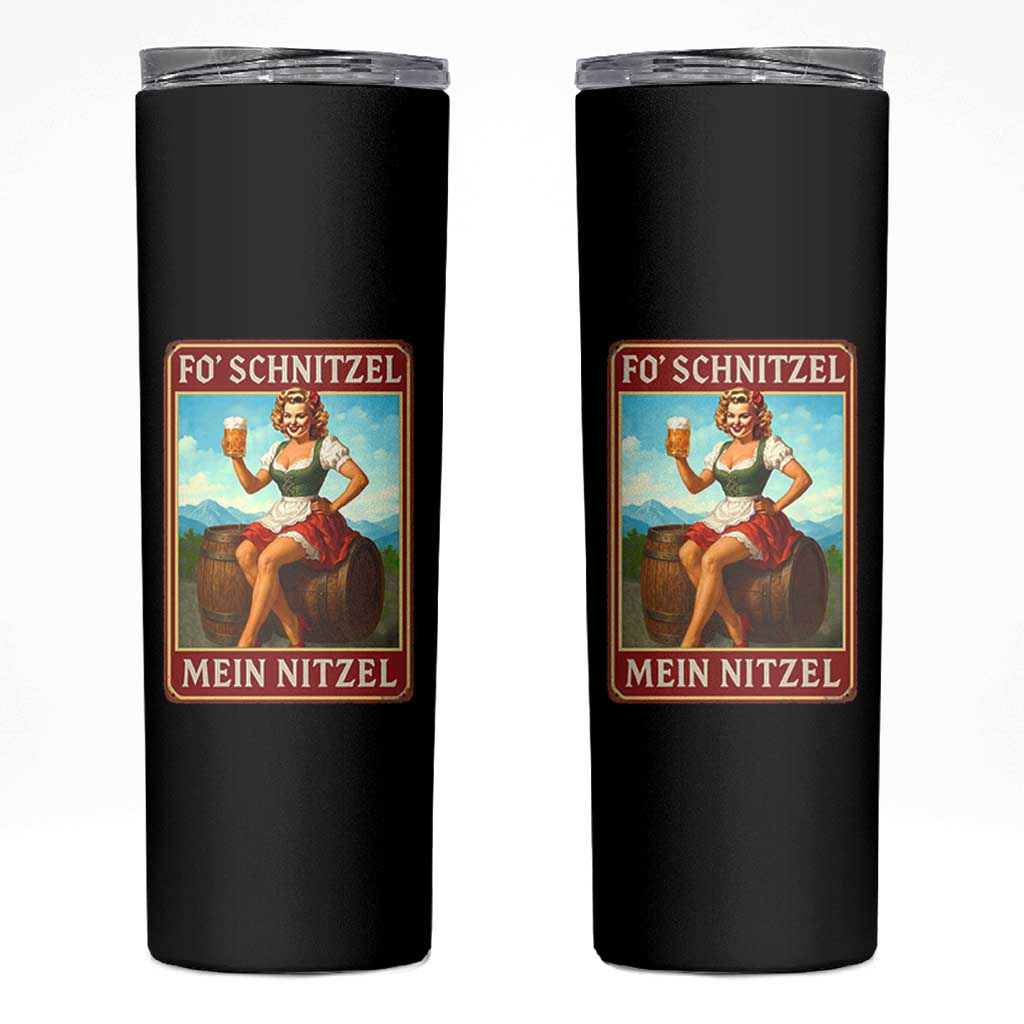 Funny Oktoberfest Skinny Tumbler German Octoberfest Matching Drinking Beer Pun Up Girl - Wonder Print Shop