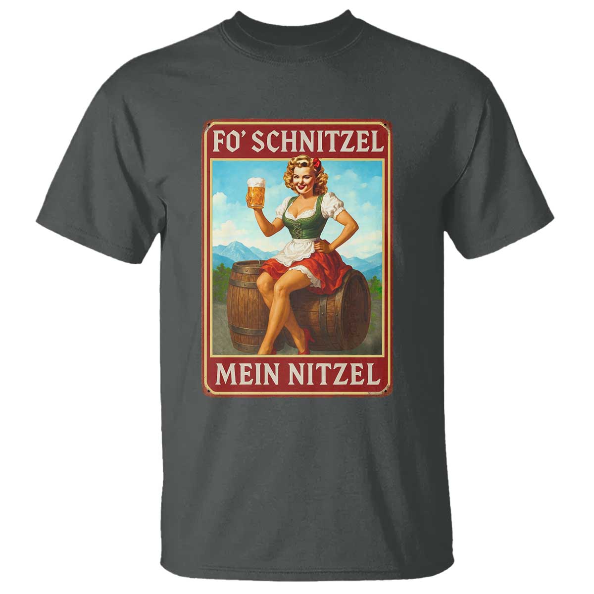 Funny Oktoberfest T Shirt German Octoberfest Matching Drinking Beer Pun Up Girl - Wonder Print Shop