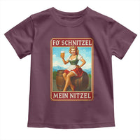 Funny Oktoberfest Toddler T Shirt German Octoberfest Matching Drinking Beer Pun Up Girl - Wonder Print Shop