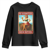 Funny Oktoberfest Youth Sweatshirt German Octoberfest Matching Drinking Beer Pun Up Girl - Wonder Print Shop