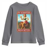 Funny Oktoberfest Youth Sweatshirt German Octoberfest Matching Drinking Beer Pun Up Girl - Wonder Print Shop