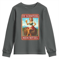 Funny Oktoberfest Youth Sweatshirt German Octoberfest Matching Drinking Beer Pun Up Girl - Wonder Print Shop