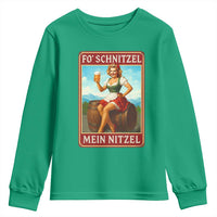 Funny Oktoberfest Youth Sweatshirt German Octoberfest Matching Drinking Beer Pun Up Girl - Wonder Print Shop