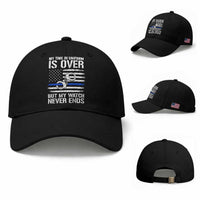 Police Retirement Baseball Cap Handcuffs US Flag Retired Police Graphic
