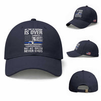 Police Retirement Baseball Cap Handcuffs US Flag Retired Police Graphic