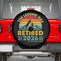 Retired 2026 Not My Problem Anymore Spare Tire Cover Vintage Retirement Gift