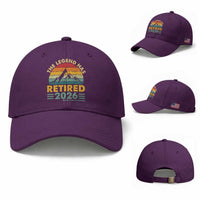 Retired 2026 Not My Problem Anymore Baseball Cap Vintage Retirement Gift