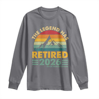 Retired 2026 Not My Problem Anymore Long Sleeve Shirt Vintage Retirement Gift