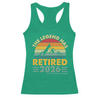 Retired 2026 Not My Problem Anymore Racerback Tank Top Vintage Retirement Gift