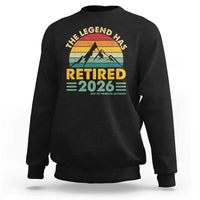 Retired 2026 Not My Problem Anymore Sweatshirt Vintage Retirement Gift