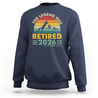 Retired 2026 Not My Problem Anymore Sweatshirt Vintage Retirement Gift