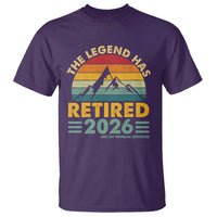 Retired 2026 Not My Problem Anymore T Shirt Vintage Retirement Gift