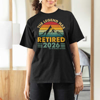 Retired 2026 Not My Problem Anymore T Shirt For Women Vintage Retirement Gift