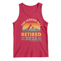 Retired 2026 Not My Problem Anymore Tank Top Vintage Retirement Gift