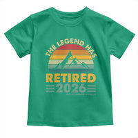 Retired 2026 Not My Problem Anymore Toddler T Shirt Vintage Retirement Gift