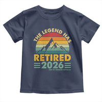 Retired 2026 Not My Problem Anymore Toddler T Shirt Vintage Retirement Gift