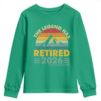 Retired 2026 Not My Problem Anymore Youth Sweatshirt Vintage Retirement Gift