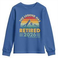 Retired 2026 Not My Problem Anymore Youth Sweatshirt Vintage Retirement Gift