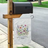 Officially Retired 2026 Wildflowers Botanical Floral Graphic Garden Flag