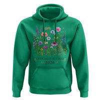 Officially Retired 2026 Wildflowers Botanical Floral Graphic Hoodie
