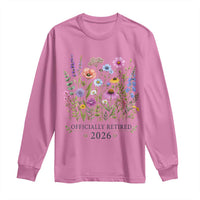 Officially Retired 2026 Wildflowers Botanical Floral Graphic Long Sleeve Shirt