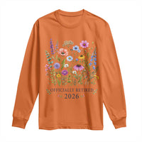 Officially Retired 2026 Wildflowers Botanical Floral Graphic Long Sleeve Shirt