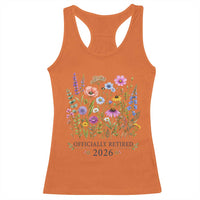 Officially Retired 2026 Wildflowers Botanical Floral Graphic Racerback Tank Top