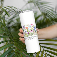Officially Retired 2026 Wildflowers Botanical Floral Graphic Skinny Tumbler
