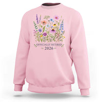 Officially Retired 2026 Wildflowers Botanical Floral Graphic Sweatshirt