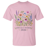 Officially Retired 2026 Wildflowers Botanical Floral Graphic T Shirt