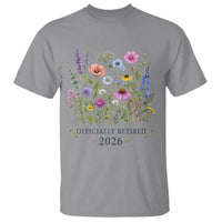 Officially Retired 2026 Wildflowers Botanical Floral Graphic T Shirt